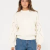 Online Rossie Relaxed Fit Crew Neck Knit Womens Knitwear