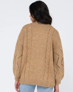 Sale Rossie Relaxed Fit Knit Cardigan Womens Knitwear