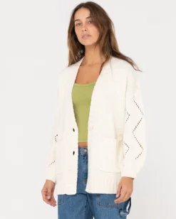 Store Rossie Relaxed Fit Knit Cardigan Womens Knitwear