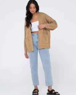 Sale Rossie Relaxed Fit Knit Cardigan Womens Knitwear