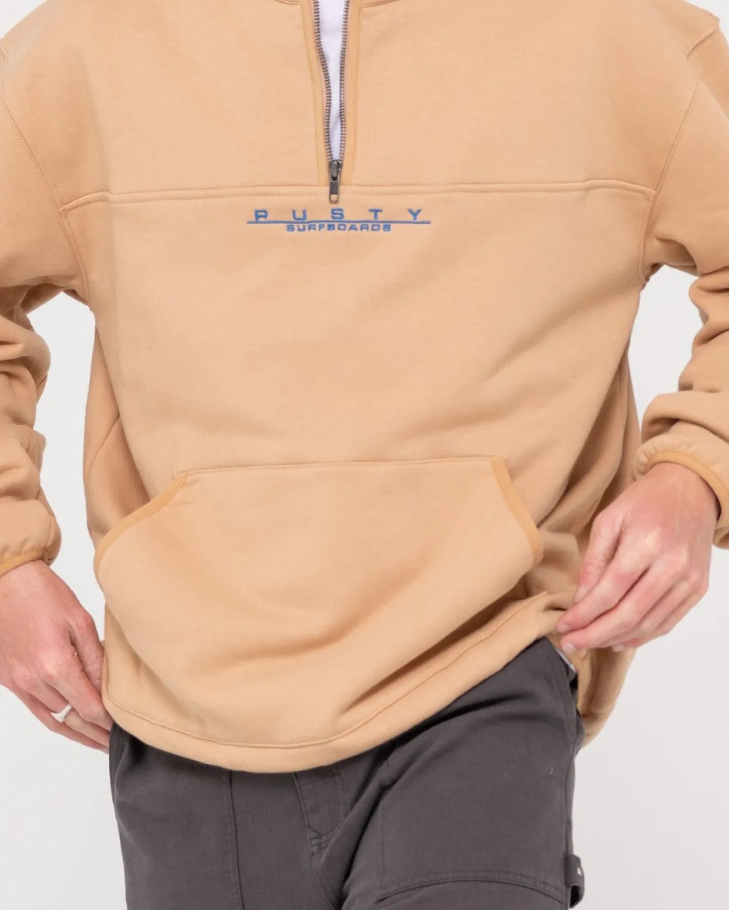 Outlet Rs Relaxed 1/4 Zip Super Fleece Mens Hoodies & Fleece