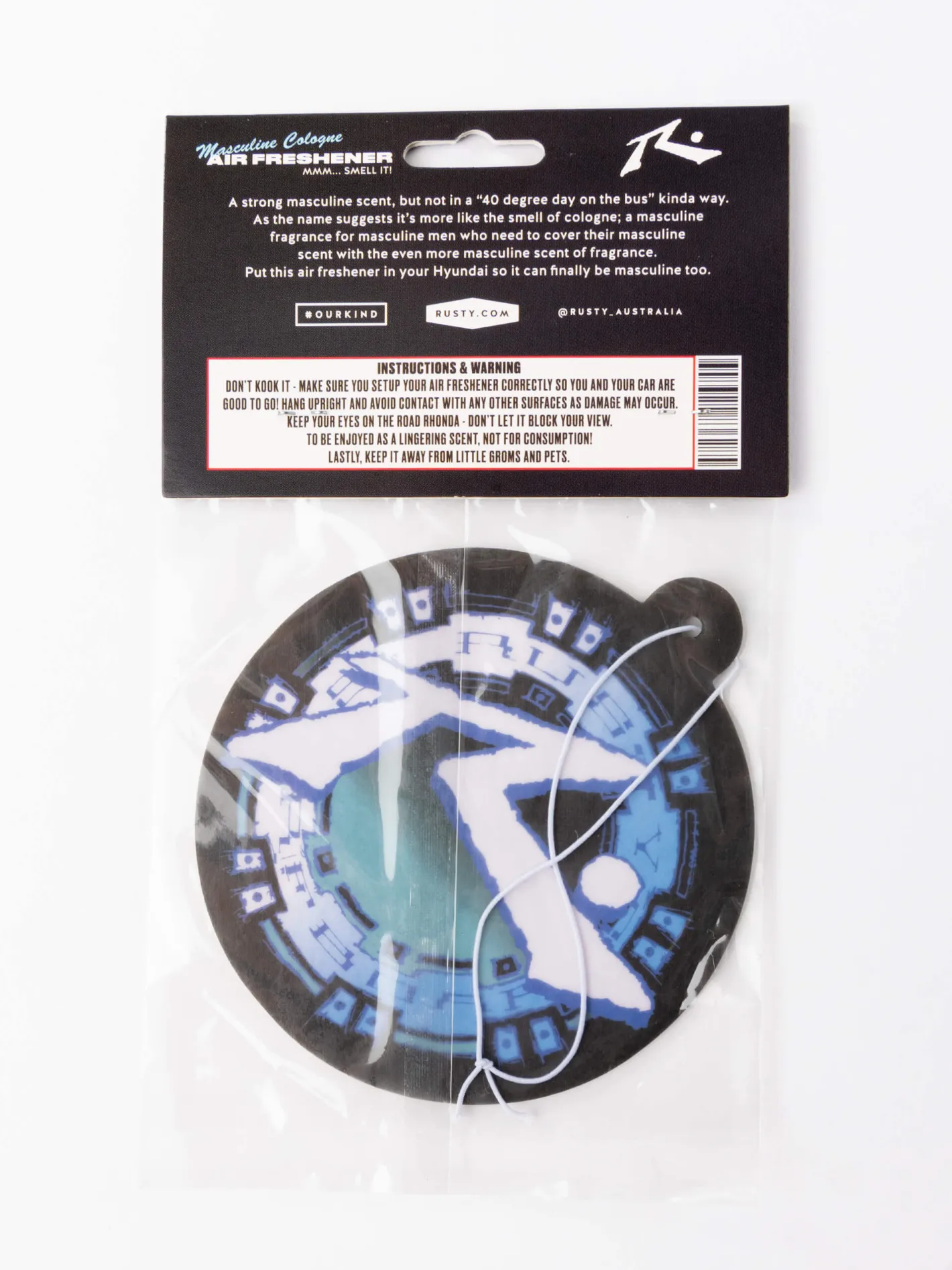 Hot Air Freshener - Masculine Cologne Mens Drink Bottles & Other