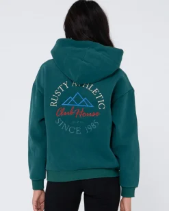 Fashion Athletic Relaxed Hooded Fleece Womens Hoodies & Fleece