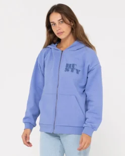 Clearance Code Oversize Zip Hooded Fleece Womens Hoodies & Fleece