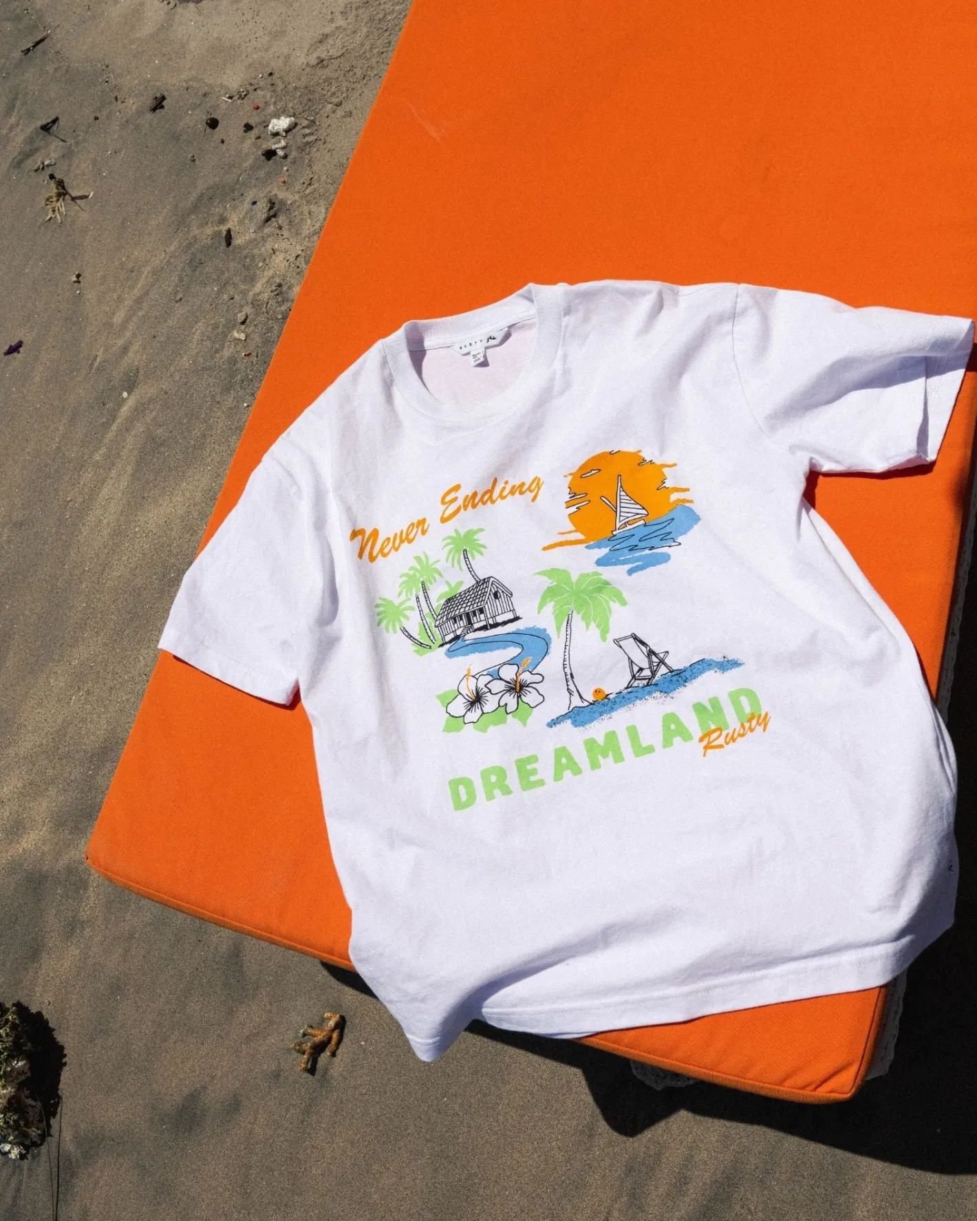 Sale Dreamland Oversized Graphic Tee Womens Graphic Tees