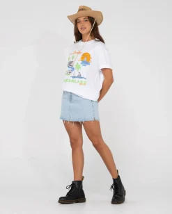 Sale Dreamland Oversized Graphic Tee Womens Graphic Tees