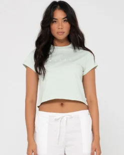 Cheap Essentials Classic Crop Tee Womens Tees & Tanks