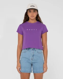 Flash Sale Essentials Classic Crop Tee Womens Tees & Tanks