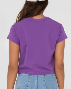 Flash Sale Essentials Classic Crop Tee Womens Tees & Tanks