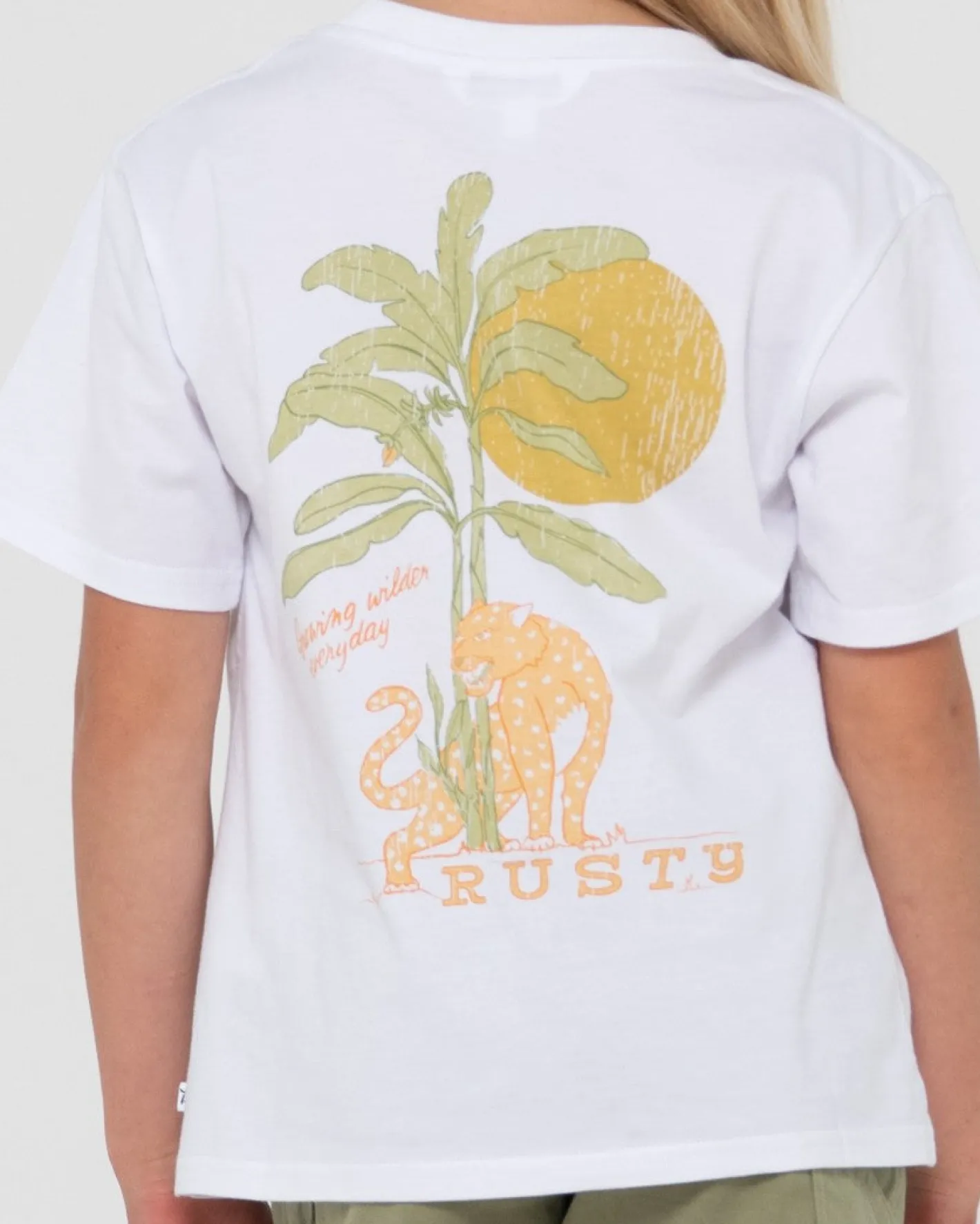Online Everyday Graphic Oversize Tee Girls Kids Tops