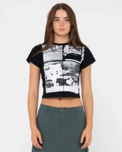 Cheap Greetings Skimmer Graphic Baby Tee Womens Tees & Tanks