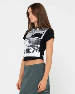 Flash Sale Greetings Skimmer Graphic Baby Tee Womens Graphic Tees