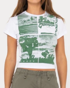 Cheap Greetings Skimmer Graphic Baby Tee Womens Graphic Tees