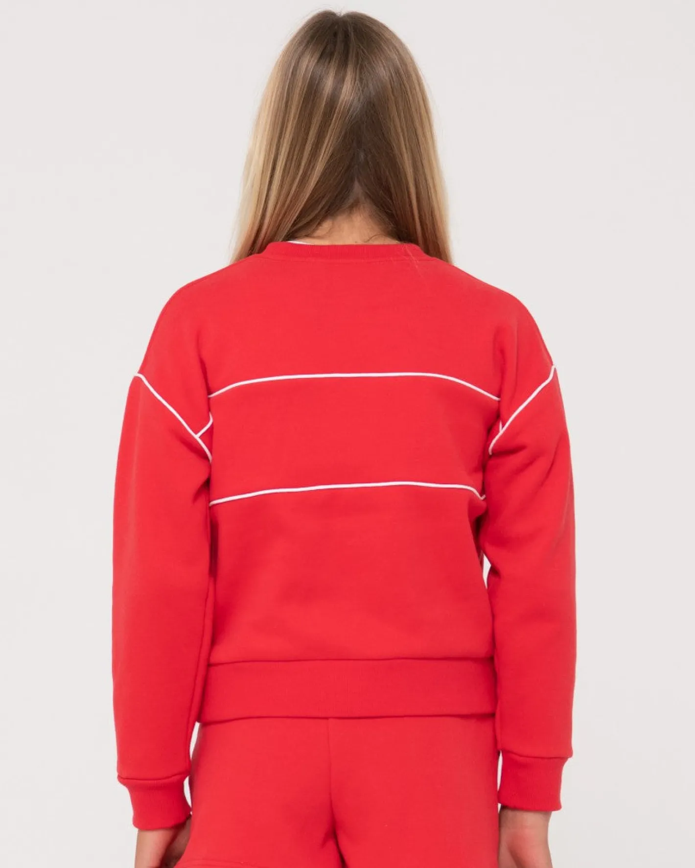 Discount Line Oversize Crew Fleece Girls Kids Tops