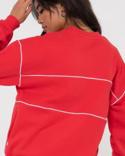 Outlet Line Oversize Crew Fleece Womens Hoodies & Fleece
