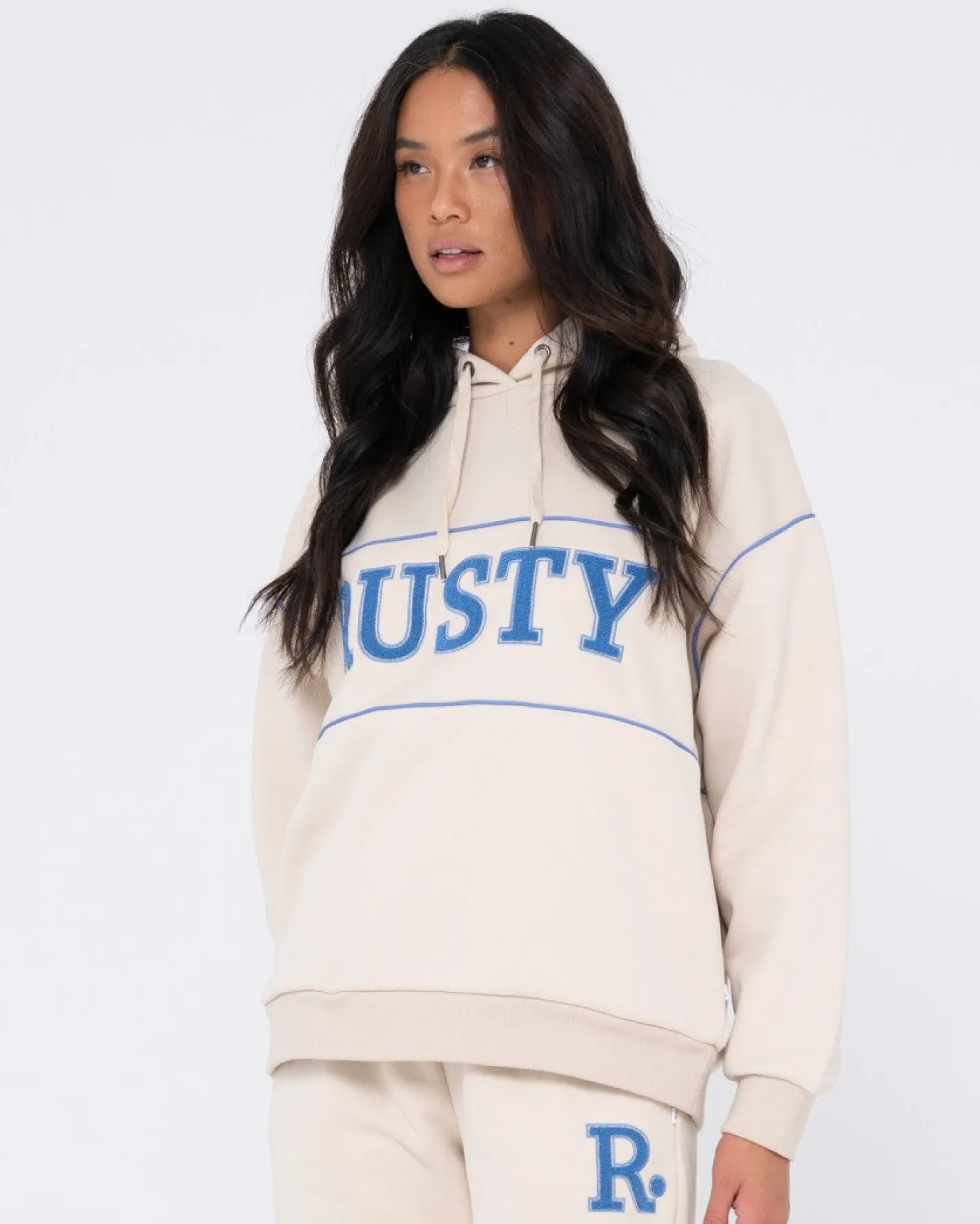 Online Line Oversize Hooded Fleece Womens Hoodies & Fleece