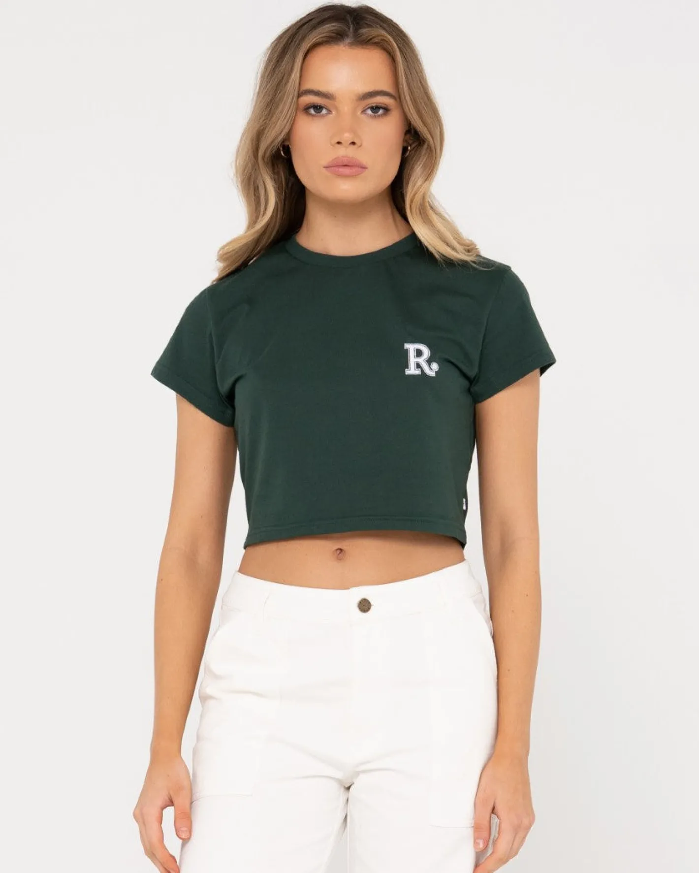 Flash Sale Line Short Sleeve Baby Tee Womens Tees & Tanks