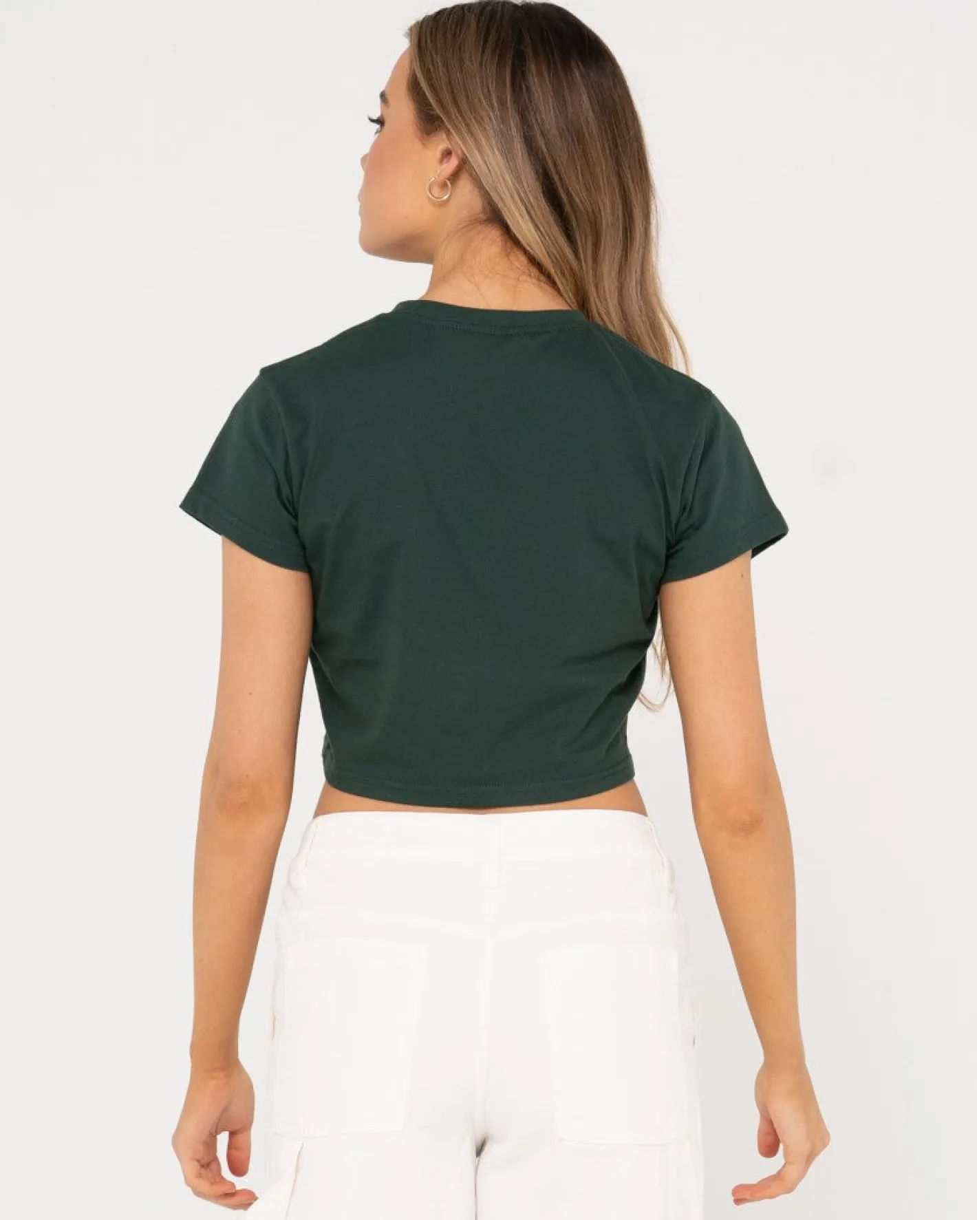 Flash Sale Line Short Sleeve Baby Tee Womens Tees & Tanks