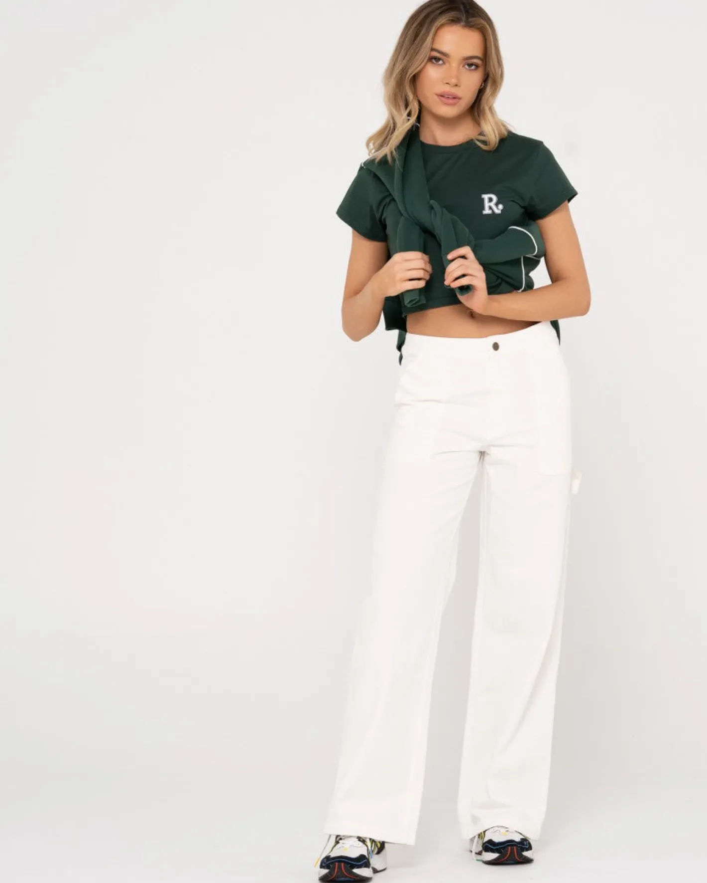 Flash Sale Line Short Sleeve Baby Tee Womens Tees & Tanks