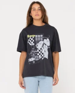 Online Nightlight Oversize Graphic Tee Womens Tees & Tanks