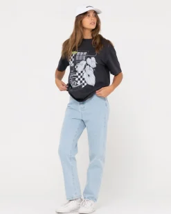 Cheap Nightlight Oversize Graphic Tee Womens Graphic Tees