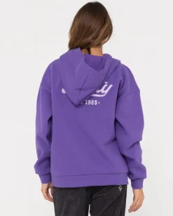 Shop Old School Graphic Oversize Fleece Womens Hoodies & Fleece
