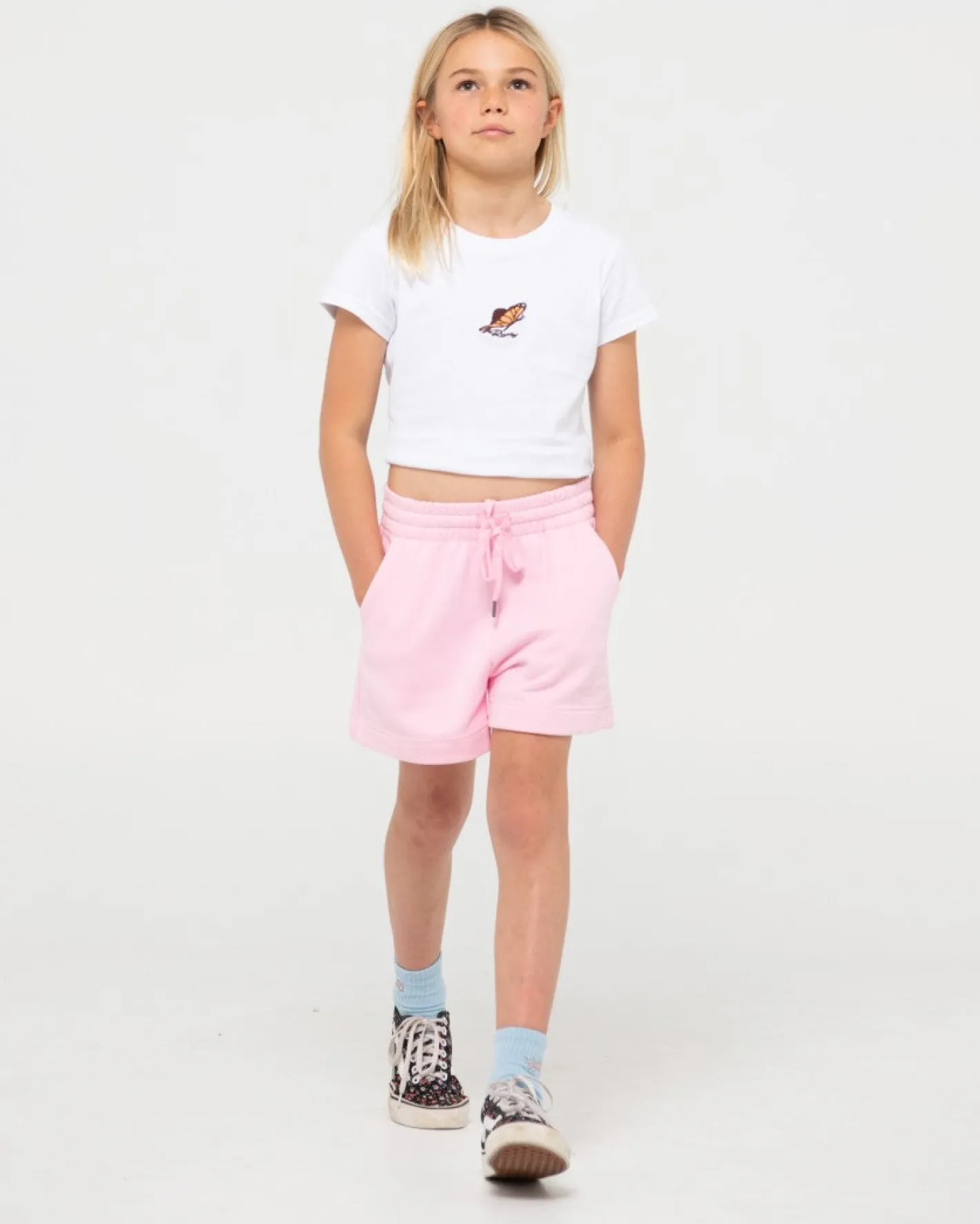 Fashion Signature Fleece Short Girls Kids Bottoms
