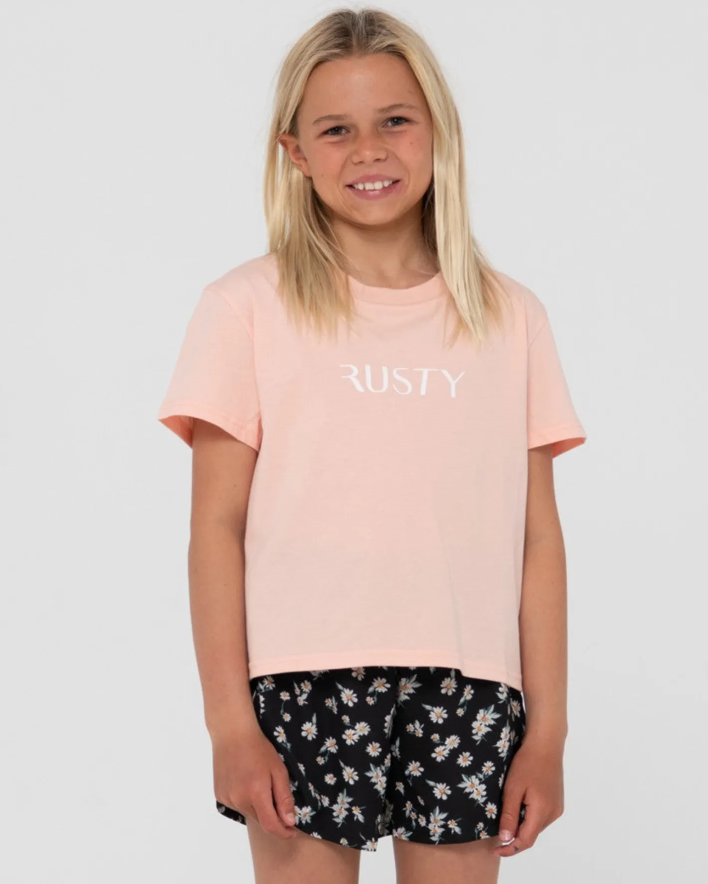 Best Sale Signature Graphic Relaxed Tee Girls Kids Tops