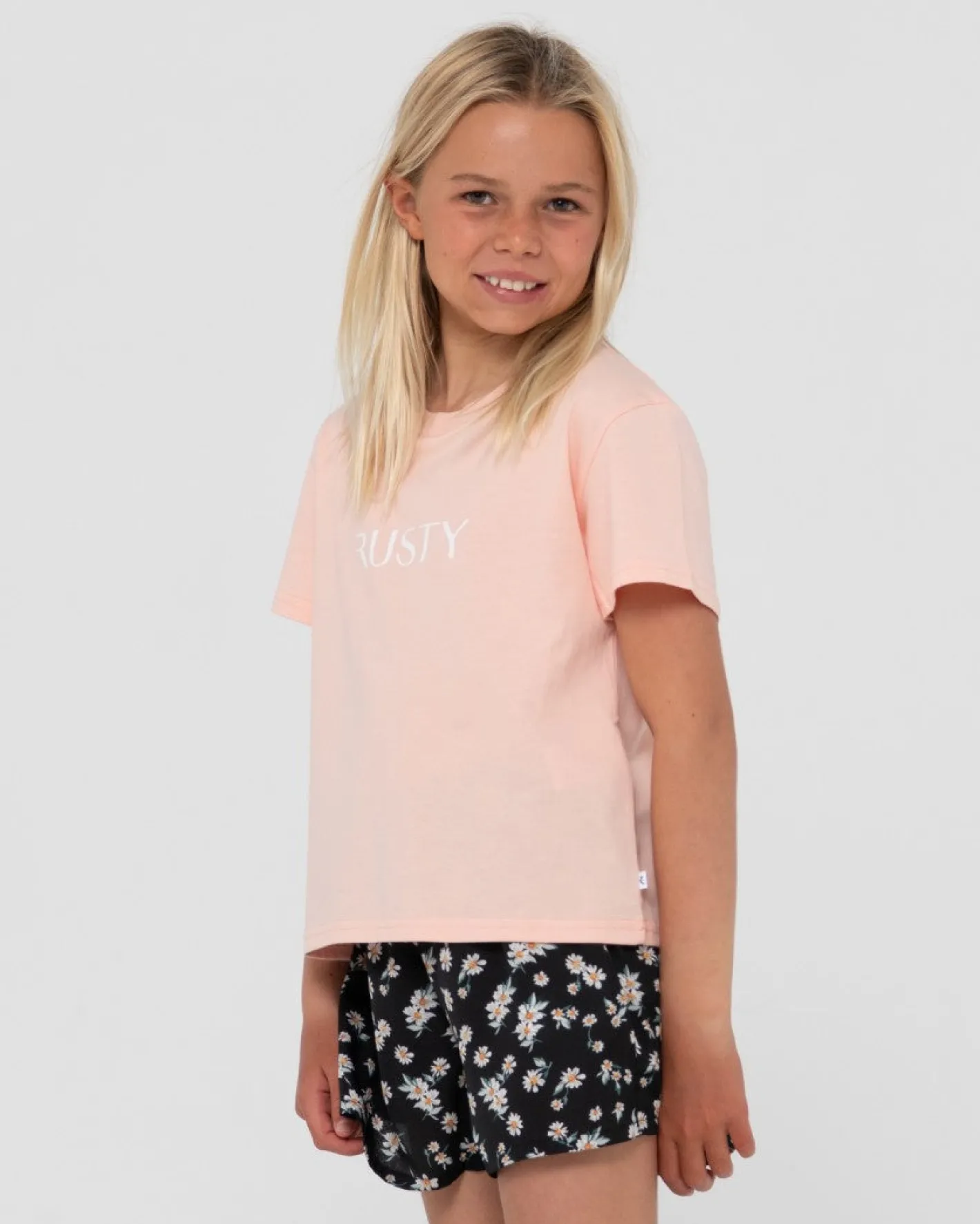 Best Sale Signature Graphic Relaxed Tee Girls Kids Tops