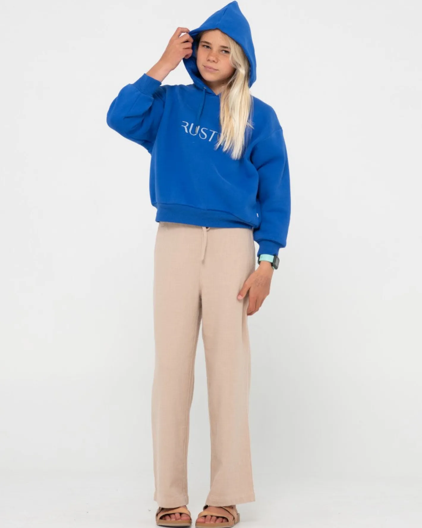 Cheap Signature Hooded Fleece Girls Kids Tops