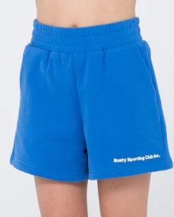 Best Sporting Club Fleece Short Girls Kids Bottoms