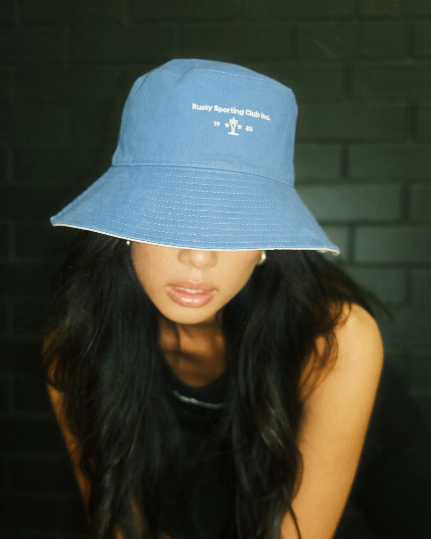 Sale Sporting Club Reversible Bucket Hat Womens Caps & Hats