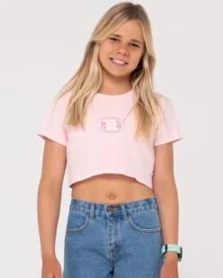Shop Sunset Baby Tee Girls Kids Tops