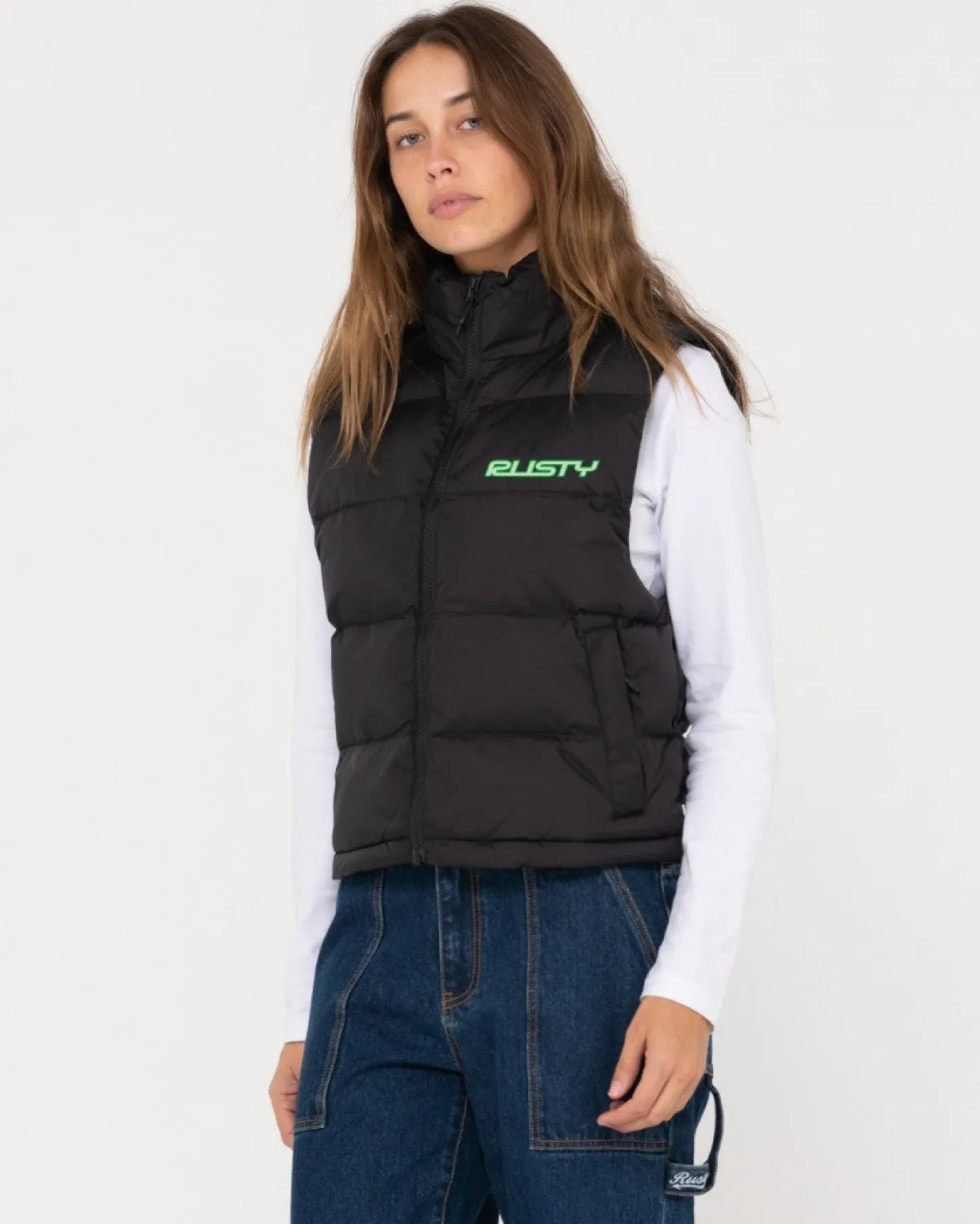 Cheap Water Resistant Puffer Vest Womens Jackets