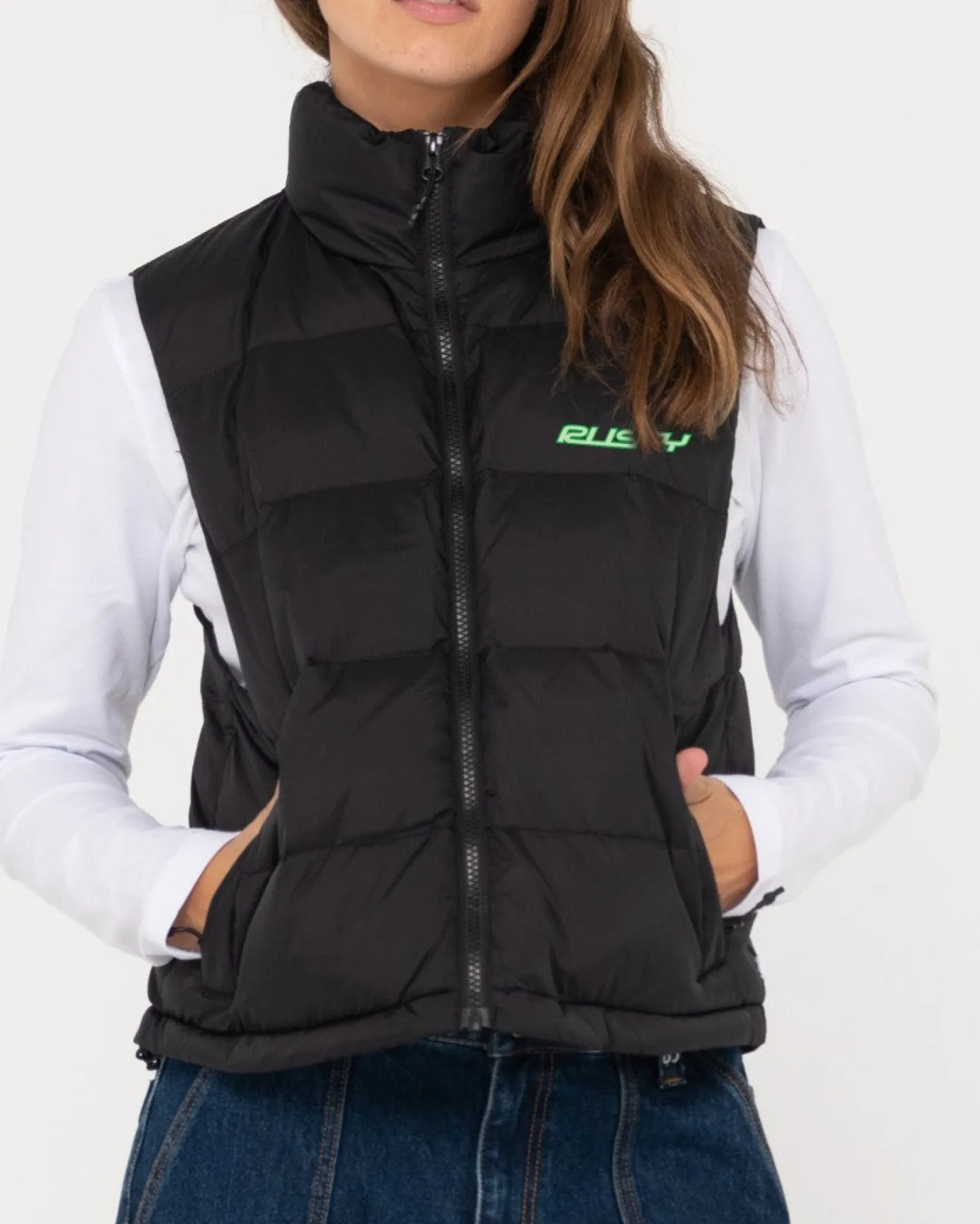 Cheap Water Resistant Puffer Vest Womens Jackets