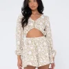 Sale Salvador Long Sleeve Playsuit Womens Overalls And Playsuits