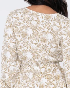 Fashion Salvador Long Sleeve Playsuit Womens Mini Dresses