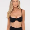 Cheap Sandalwood Textured Balconette Bikini Top Womens Bikini Tops