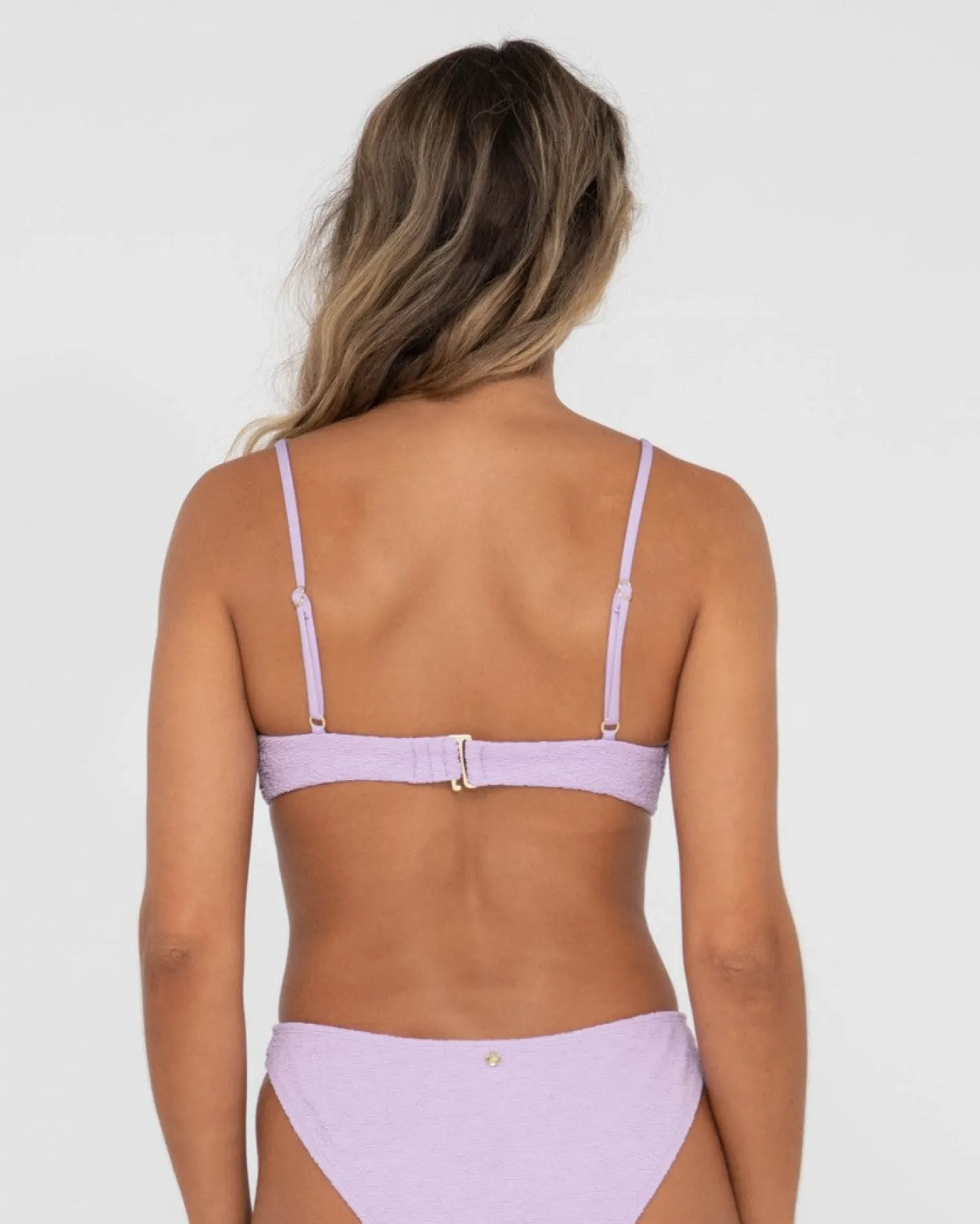 Outlet Sandalwood Textured Balconette Bikini Top Womens Bikinis