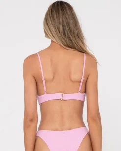 Store Sandalwood Textured Balconette Bikini Top Womens Bikini Tops
