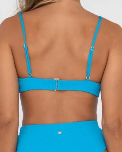 Shop Sandalwood Textured Balconette Bikini Top Womens Bikini Tops