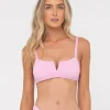 Best Sandalwood Textured Bralette Bikini Top Womens Bikinis