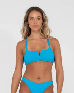 New Sandalwood Textured Bralette Bikini Top Womens Bikinis