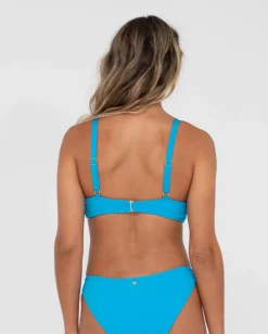 New Sandalwood Textured Bralette Bikini Top Womens Bikinis