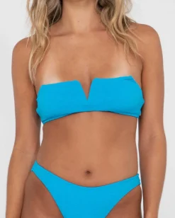 New Sandalwood Textured Bralette Bikini Top Womens Bikinis