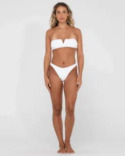 Hot Sandalwood Textured Classic Bikini Bottom Womens Bikini Bottoms