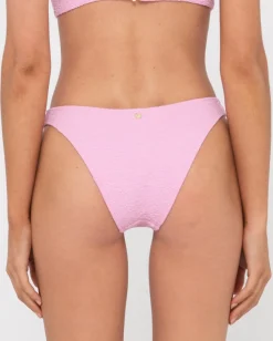 Cheap Sandalwood Textured Midi Bikini Bottom Womens Bikinis