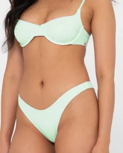 Flash Sale Sandalwood Textured Midi Bikini Bottom Womens Bikinis