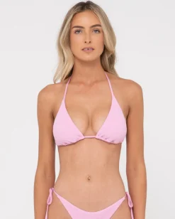 Outlet Sandalwood Textured Multiway Bikini Top Womens Bikinis