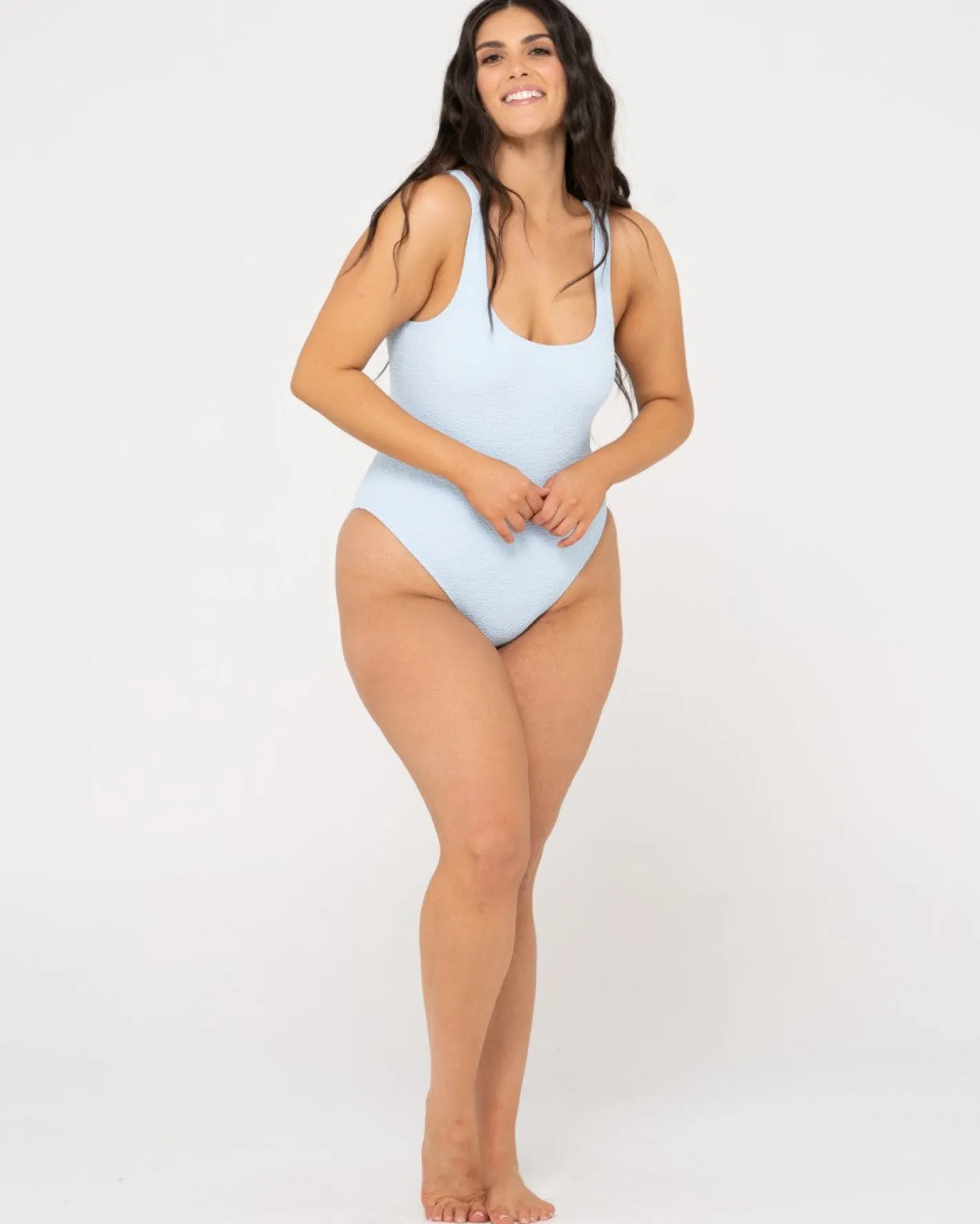 Best Sale Sandalwood Textured Retro One Piece Womens One Piece